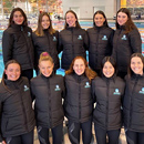 Perfect Puffers for Business and Clubs. #3ADJ with Logo Service. Contemporary retail style. Longer back drop tail for extra coverage. Available Black and Navy. Warm extra thick polyfill with bold horizontal design lines. Ladies and Mens. Large range of sizes including Kids. Corporate Profile Clothing