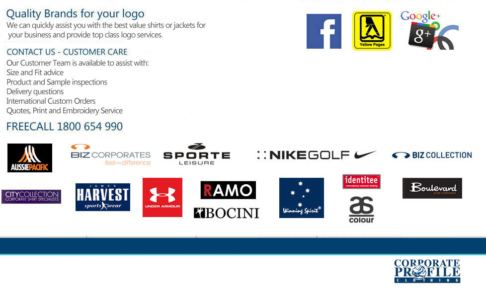 Corporate Profile Clothing and Embroidery-2018 Business and Teamwear including Under Armour