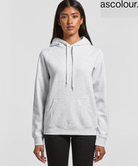 Supply Hood #4101 Ladies by AS Colour With Logo Service. Available, Black, White Marle, Navy, Red, Coal and Grey Marle. Logo embroidery or print service is available. For details please FreeCall 1800 654 990.