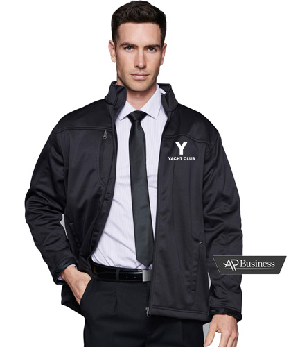 Stylish casual jacket for Business and Club uniforms. The Stirling Mens #1505 and Ladies #2505 is a soft shell jacket with comfort, stylish looks and weather protection. Features a comfortable fit and fashionable appearance. The Stirling is lined with micro fleece. Can be packaged with AP Business Shirts, Pants and Polo's etc. Enquiries FreeCall 1800 654 990.